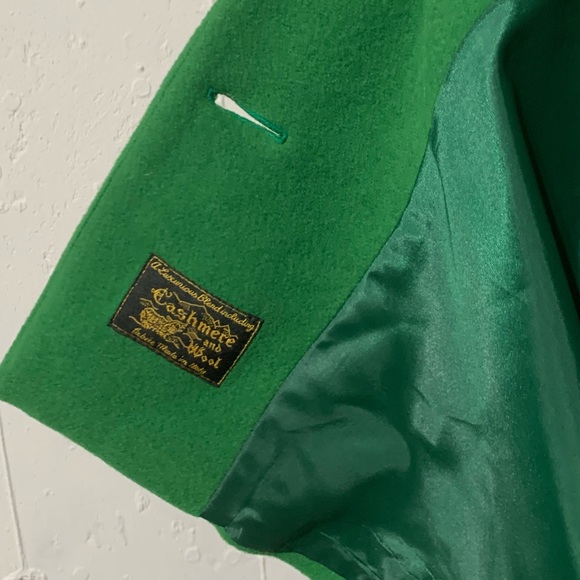 Vintage Wool Button Up Cape, 3/4 Length Sleeves, OSFM, Made in Australia - Picture 6 of 8